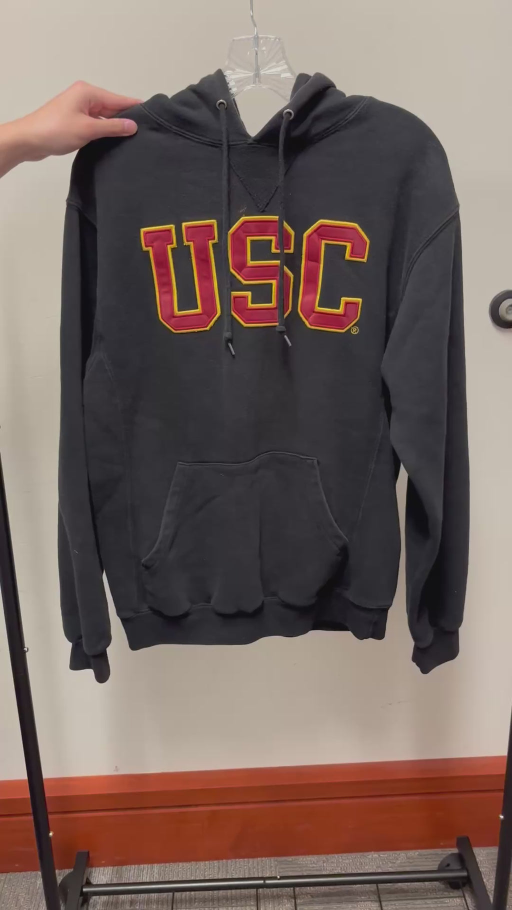 Black USC Trojans Hoodie Size: S