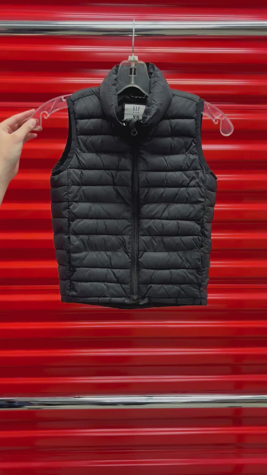 Gap Kids Recycled Lightweight Puffer Vest Size: XS