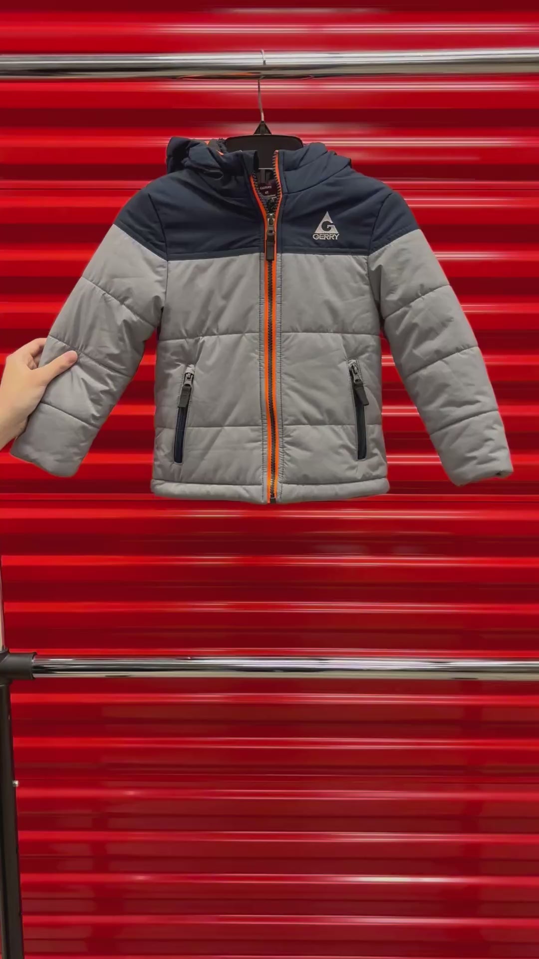 Gerry Kids' Puffer Coat w/Hood Size: 4T