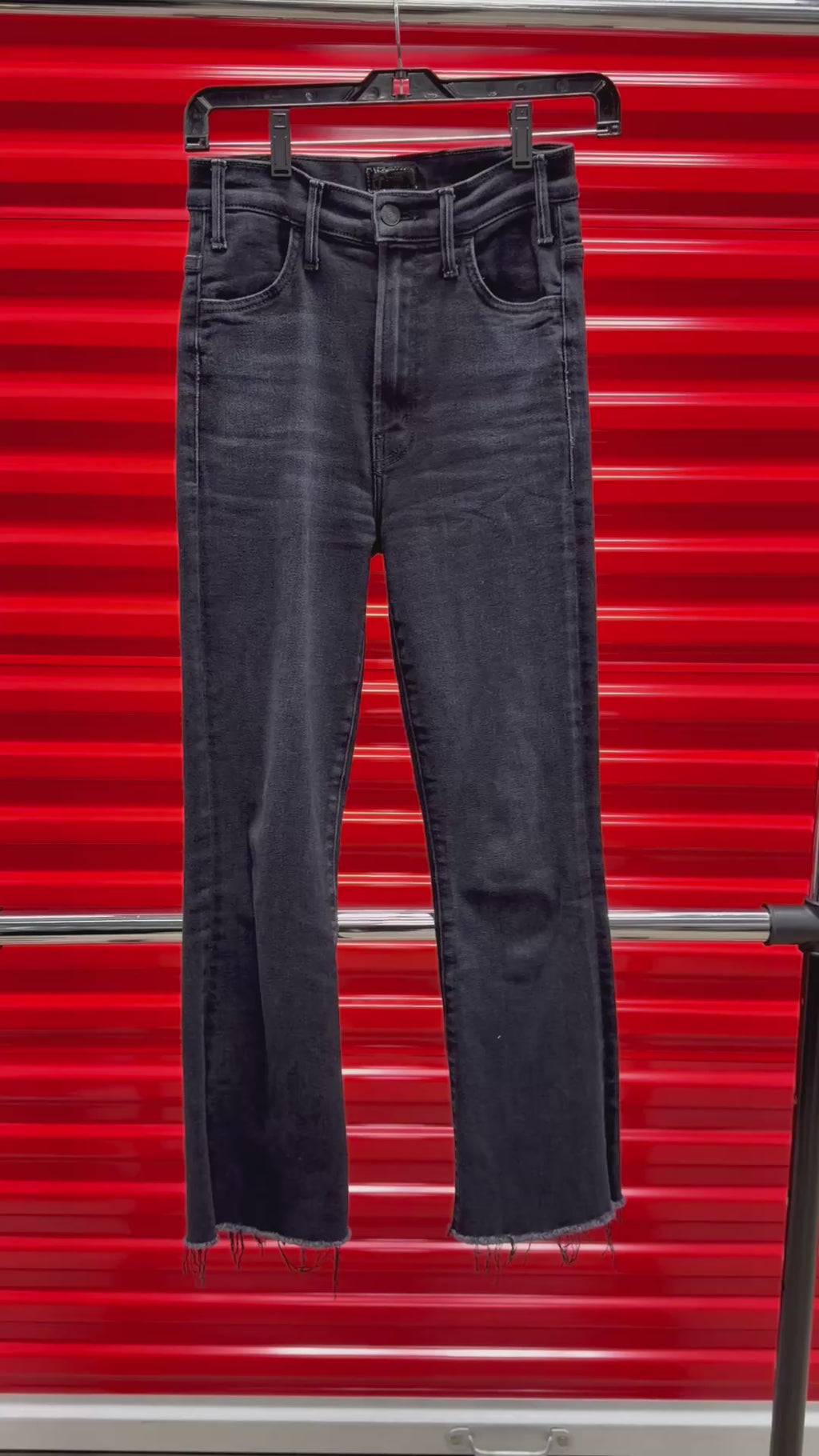 Mother High-Rise Straight Leg Jeans Size: 25