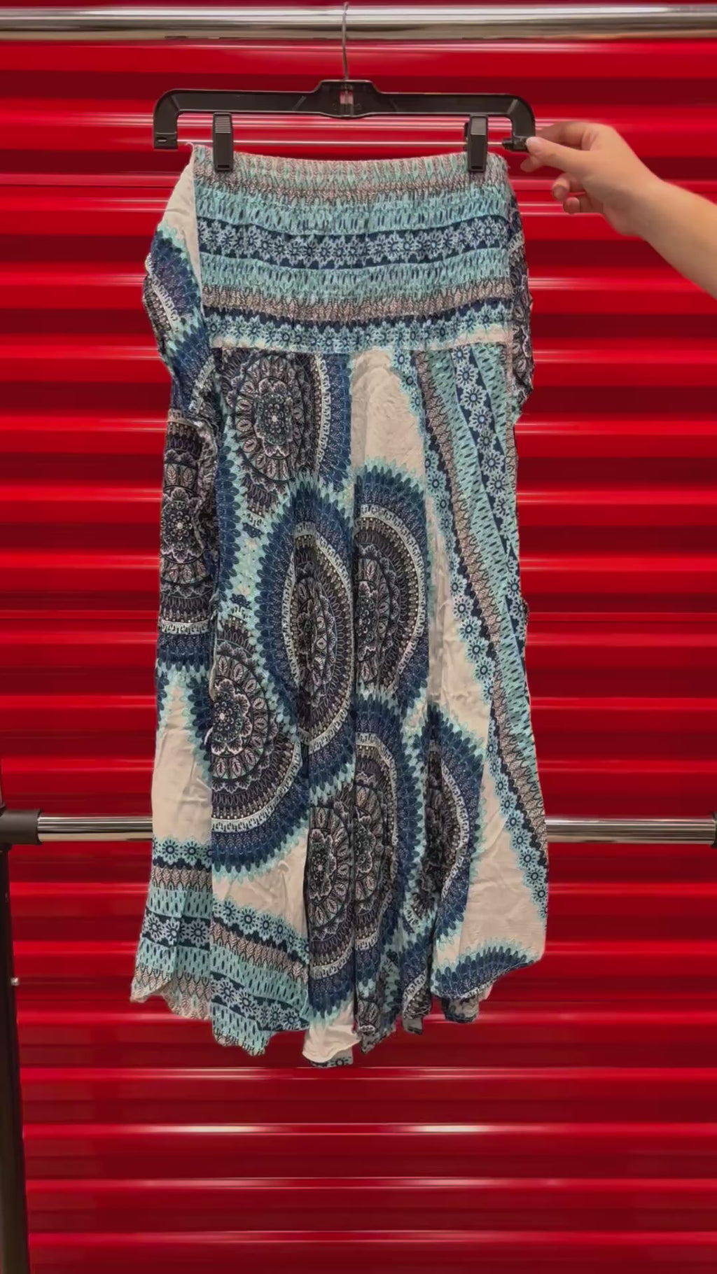 Bohemian-Style Harem Maxi Skirt Size: M