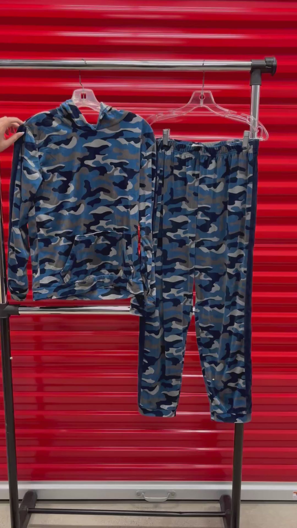 Kids Camouflage Pajama Set Size: L(14-16)