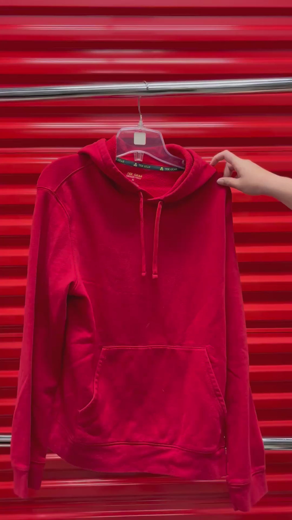 Men's Red Tek Gear Ultra-Soft Hoodie Size: M