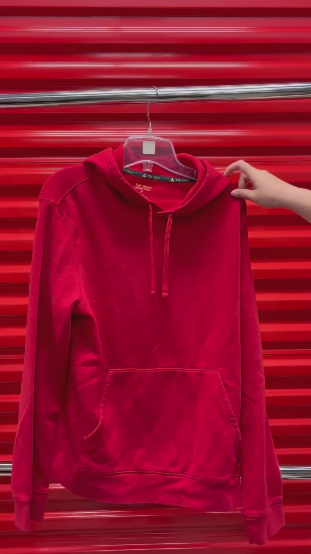 Men's Red Tek Gear Ultra-Soft Hoodie Size: M