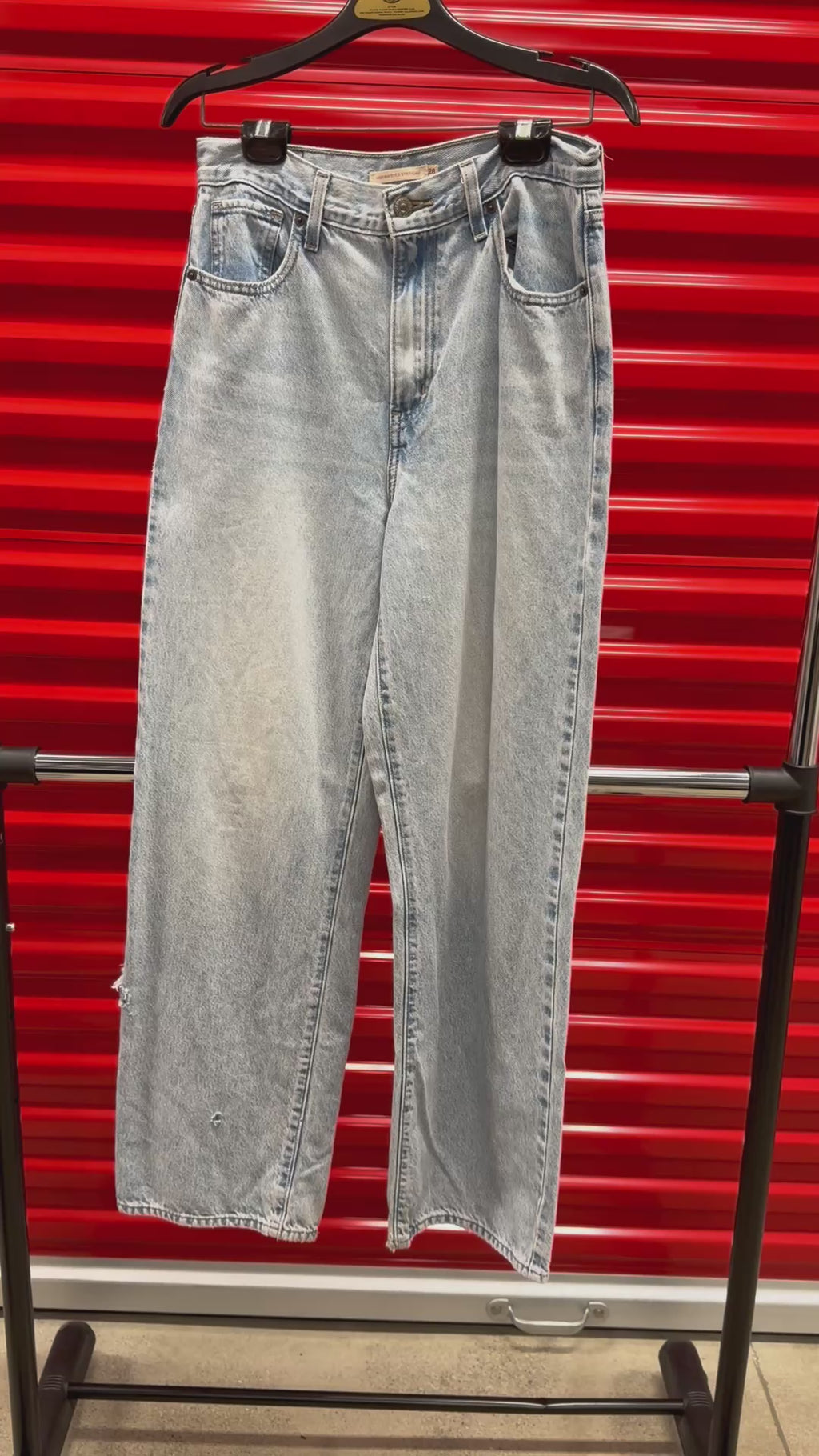 Levi's Baggy Dad Barrel Women's Jeans Size: 28