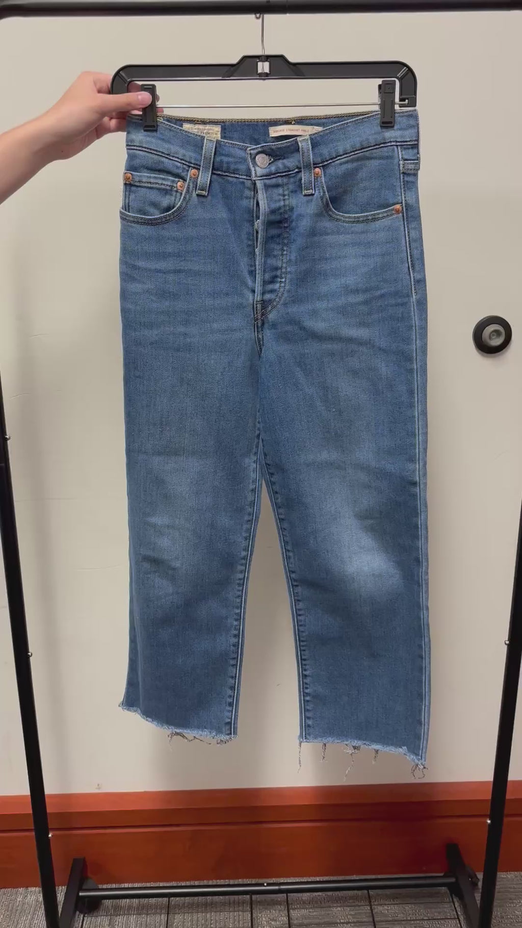 Levi's Ribcage Straight Ankle Women's Jeans Size: 25
