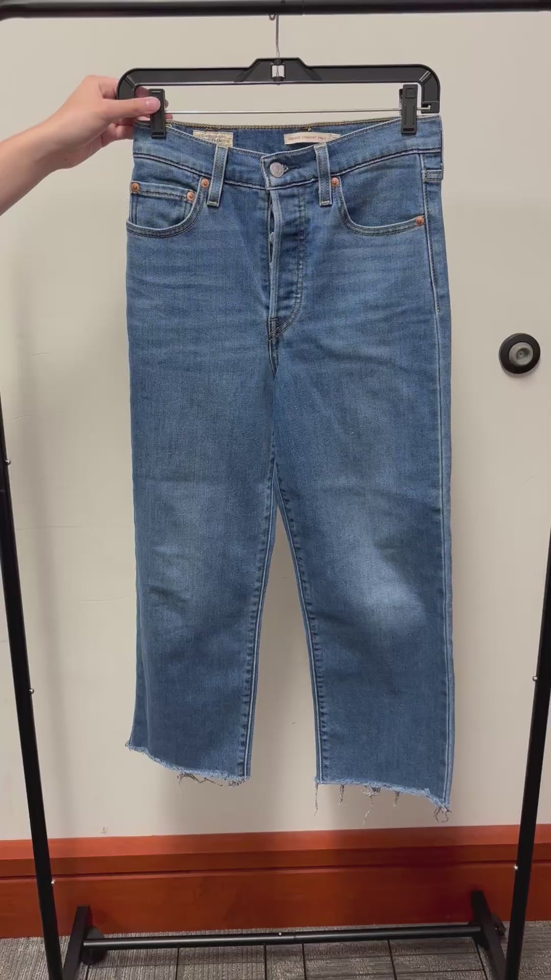 Levi's Ribcage Straight Ankle Women's Jeans Size: 25