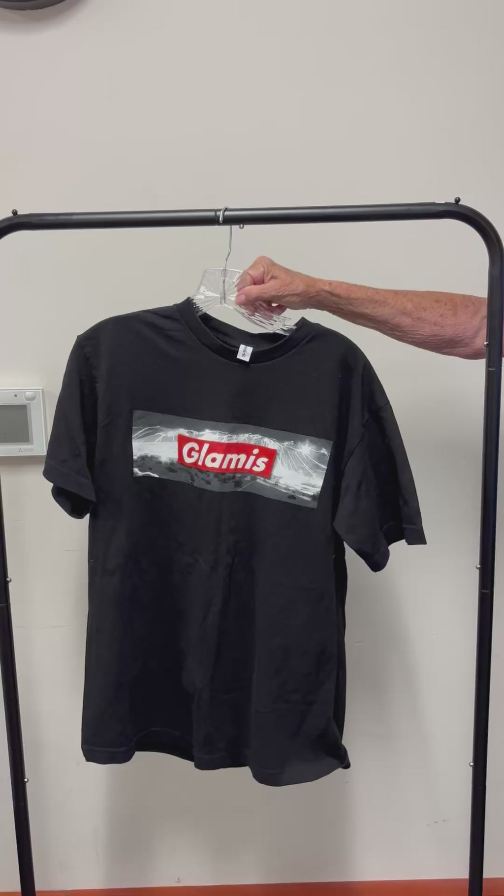 Glamis Sand Dunes California T-shirt Black Size: M